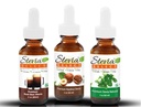 Stevia Drops Hazelnut, Plain Natural, & Root Beer Stevia Select Keto Coffee Sugar-Free Stevia Flavors Bundle (3) Pack