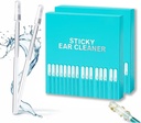48Pcs Sticky Ear Cleaning Stick for Adults Large, Reusable Sticky Ear Cleaner Picks, Gentle Soft Ear Care Cleaning Sticks with Dust Cover