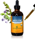 Herb Pharm Certified Organic Skullcap Liquid Extract for Nervous System Support, Alcool de canne biologique, 4 once