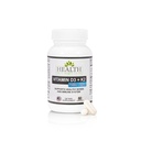 La santé comme elle devrait être vitamine D3+K2 Supplément: soutient les os sains et la santé immunitaire: 60 capsules