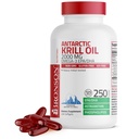 Bronson Antarctique Krill Oil 2000 mg avec Omega-3s EPA, DHA, Astaxanthin et Phospholipides, 250 Softgels (125 portions)