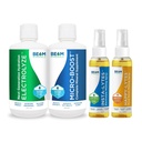Beam Minerals Micro-Boost Humic Mineral Blend & Elektrolyt Flüssigkeit und Insta-Lytes natürliche flüssige Elektrolyte 2oz und Happy-Lytes Fluvic Elektrolyt-Spray 2oz