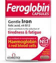 UK's Feroglobin Capsules | Gentle Iron - Reduce Tiredness & Fatigue (Pack of 2)