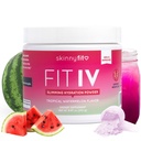 SkinnyFit - Fit IV Slimming Hydration Powder, Tropical Watermelon (Jar, 28 Scoops) - New & Improved Formula - Electrolytes, Vitamin C, Vitamin B3 - Vegan, Gluten Free, Dairy Free - Beauty & Self Care