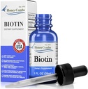 Biotin gouttes liquides fabriqués aux États-Unis - Idéal pour les cheveux, la peau, les ongles 500% DV par portion - 36 portions par conteneur - Idéal pour les hommes, les femmes, les enfants - Vitamine végétalienne B7 liquide - en vrac Taille également disponible