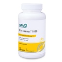 Klaire Labs SFI Santé Eicosamax 1000 TG Huile de poisson - 1000 mg EPA/DHA par gel mou, pilules d'huile de poisson ultra pure oméga-3 - Source durable - Saveur de citron naturelle pour sans Burps de poisson (60 Softgels)