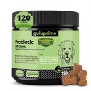 Probiotics for Dogs - Dog Probiotics Digestive Health Support, Dog Probiotic Chews with Spore-Forming Bacillus Coagulans, Prebiotic Inulin & Digestive Enzymes, Chicken Flavor, 120 Soft Chews