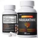 Paraxanthine Supplement – Clean, Crash-Free Energy for Focus, Cognitive Function, Exercise | Paraxanthine Beyond Caffeine | 60 Capsules