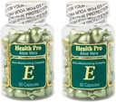 Vitamin E Skin Oil Aloe Vera, 90 Softgels (Pack of 2)
