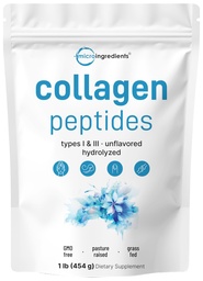Micro-ingrédients Bovine Collagène Peptides Poudre, 1lb.