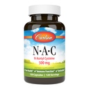 Carlson - NAC, N-Acetyl Cystein, 500mg, Lebergesundheit, Immunfunktion, Antioxidans, 120 vegetarische Kapseln