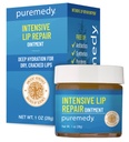 Puremedy Intensive Lip Repair Ointment - Moisturizing for Dry, blistered and Cracked Lips, 1oz