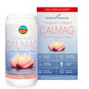 CalMag 2:1 Supplément de poudre de citrate de magnésium de calcium pour le soulagement du stress et le sommeil, supplément de calcium pour la santé des os, parfum de framboise citron 16,5 oz (paquet de 1)