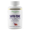 Paradise Herbes Saffr-Tone, Extrait de safran, Extrait de spectre entier actif, Super Potent, Ultra Pure, Vegan, Non-OGM, Sans gluten, 60 Capsules végétariennes