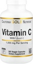 Lake Avenue supplément de vitamine C nutrition - avec l'acide ascorbique Quali-C - soutien immunitaire - favorise une réponse immunitaire saine - végétalien - sans gluten, sans OGM - 1 000 mg - 365 Veggie