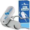 Pill Cutter Splitter for Small and Tiny Pills by Pill Mill - Featuring a Durable Metal Blade That Will Never Dull, Pill-Splitter with Centering Device, Cortador de Pastillas Para Medicina, Pill-Slicer