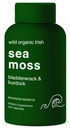 Capsules de moss de la mer d'Irlande biologique, Seamos de la mer sauvage brute amélioré avec/Bladderwrack & Burdock Root Capsules 120 Total Pills Antioxydant emballé. Superfood prébiotique, support thyroïde