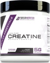 Cutler Nutrition Pure Créatine Monohydraté - 5g par portion de 50 portions - Le constructeur de muscles premium améliore la performance et la récupération de la force - Non aromatisé pour le mélange facile