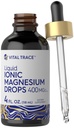 Carlyle Ionic Magnésium Complexe liquide de 400mg , 4 fl oz , gouttes végétariennes , Supplément sans OGM et sans gluten , par trace vitale