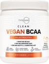 Végétalienne ultra propre BCAA poudre + électrolytes (Peach Mango) 2:1:1 Sans sucre / Pas de sucralose BCAAs Amino Acides Supplément pour les femmes / hommes - Meilleur BCAA Vegan Amino Acides après la séance d'entraînement boisson de récupération