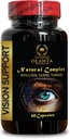 Vision Support Formule Naturelle - Formule Vision Avancée avec Lutéine - Vision Support avec Beta-Carotène & Zinc - Immunissance Support - 1 Bouteille 60 Capsules