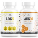 Supplément de vitamine ADK 5 + Supplément de vitamine ADK 10