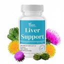 Détox et réparation du foie - supplément de chardon de lait avec chlorophylle, enzymes digestives, artichaut et dandelion pour le soutien naturel de la vésicule, 30 capsules végétaliennes