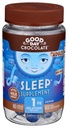 Bonne journée de chocolat Mélatonine pour adultes [ 80 Compte ] - Commerce équitable Chocolat non OGM avec camomille et mélatonine 1 mg - Melatonine adulte, supplément d'aide naturelle au sommeil pour adultes