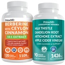 PrimeMD 21-in-1 Berberine Ergänzung mit Ceylon Cinnamon, Chrom, Bitter Melon und Green Tea Extract (120 ct) &