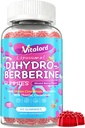 Dihydroberberine Gummies 300mg with Organic Ceylon Cinnamon for Women & Men, Liposomal Dihydroberberine Supplements for GLP-1 Support, Sugar Free, Mixed Berry Flavor, 60 Ct