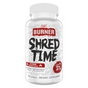 5% Nutrition Shred Time Fat Burner | Green Tea, Coffee Bean, Cayenne, Theobromine, GBB | Appetite Suppression | 30 Servings (180 Capsules)