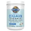 Jardin de la Vie Poudre de crème de collagène à l'herbe - Vanille crémeuse, 12 portions, Poudre pour Coffee Energy Beauty Joints, Peptides de collagène avec MCT de noix de coco, Suppléments de protéines de kéto