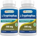 Best Naturals L-Tryptophan 500 mg 120 Capsules (120 Count (Pack of 2))