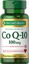 Nature's Bounty CoQ10, aide à maintenir une pression artérielle saine, 100 mg, softgels à libération rapide, 75 Compte