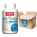 Formules de Jarrow Thistle de lait 150 mg avec 30:1 extrait de silymarin normalisé, supplément alimentaire pour le soutien de la fonction hépatique, 200 capsules de légumes, 66-200 jours d'approvisionnement, 12 paquets