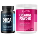 HAVASU NUTRITION DHEA Capsules + Creatine Powder for Women: Muscle and Hormonal Balance Bundle