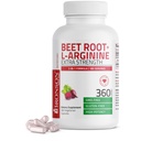 Bronson Beet Root + L-Arginine Production d'oxyde nitrique - Non-OGM, 360 Capsules végétariennes