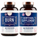 BOTANIQUES DE WINDSOR Blocker Cortisol et Multi Collagen Burn - Beauty and Mood Support Bundle