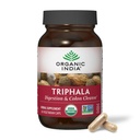 ORGANIC INDIA Triphala Capsules Organic - Herbal Supplement with Amla, Bibhitaki, Haritaki, Digestion & Colon Support, Immune System Support, Adaptogen, Vegan, USDA Certified Organic - 60 Capsules