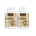 Gélules de désintoxication zéolite, Charbon actif biologique, Argile de bentonite, 1-2 μm Clinoptilolite, Absorption maximale, Nettoyez le corps complet du foie Gut pour les femmes Hommes, 180 Capsules