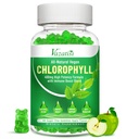 Gummies de chlorophylle - Super Vert 13 en 1 avec Ashwagandha Vitamine C Zinc & Cuivre pour l'odorat corporel, l'énergie cutanée Immune Soutien Déodorant pour les femmes - 60 Comte