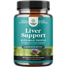 Nettoyer le foie Détox et réparer 180 capsules - supplément de chardon de soutien du foie à base de plantes - supplément de chardon de lait silymarin avec racine de dandelion, Choline, betterave et extrait d'artichaut