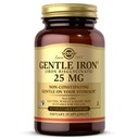 Solgar en fer doux 25mg, 90 capsules végétales - énergie, production normale de globules rouges - douceur sur l'estomac - non-OGM, végétalien, sans gluten, sans lait, sans casher - 90 portions