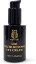 Crème pour les yeux C60 Power Renouveau pour les jeunes - Crème pour les rides et les puffines, anti-vieillissement Soins de la peau pour les femmes et les hommes, avec 99,99 % de C60 Sublimé pur, peptides de cuivre et ingrédients de haute qualité - 1 fl oz