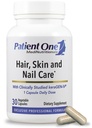 Patient Un soin des cheveux, de la peau et des ongles. Supplément pour soutenir les ongles forts, et les cheveux et la peau sains.