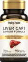 Piping Rock Liver Cleanse Complex | 90 Kapseln | Leberpflegeunterstützung Formel | Nicht-GVO, glutenfreie Ergänzung