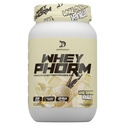 DRAGON PHARMA WheyPhorm, Whey Protein Blend, Fast Absorption, Gluten Free, Premium Whey Protein Matrix, Maximize Recovery, Great Tasting, 25 Grams of Protein (2lb, White Chocolate Vanilla Ice Cream)