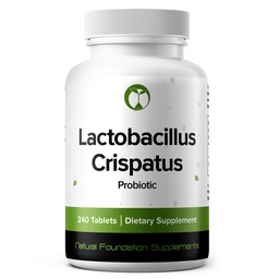 Lactobacillus Crispatus Probiotic 240 comprimés (4 mois d'approvisionnement) – souche étudiée LCR86 – UFC de 3 milliards – Soutien de santé digestif et vaginal – BPF certifié (240, Lactobacillus Crispatus)