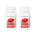 Comprimés de sulfates ferreux GeriCare 325mg, supplément de fer élémentaire 65 mg de fer à haute puissance.