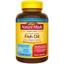 Nature Made Extra Strength Omega 3 suppléments huile de poisson, 2800mg, huile de poisson Omega 3 suppléments comme esters d'éthyle pour le coeur sain, cerveau, yeux, soutien de l'humeur, 60 Softgels, 30 jours d'approvisionnement